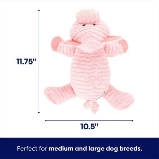 Frisco Corduroy Plush Squeaking Pig Dog Toy -Frisco 152832 PT1. AC SS1800 V1692019864