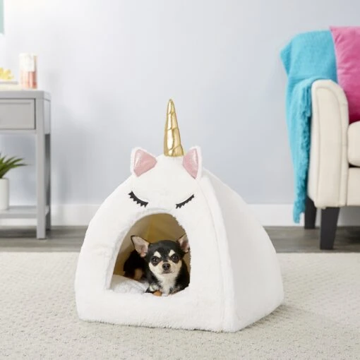 Frisco Novelty Unicorn Covered Cat & Dog Bed -Frisco 165337 Main. AC SS1800 V1568211513