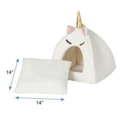 Frisco Novelty Unicorn Covered Cat & Dog Bed -Frisco 165337 PT4. AC SS1800 V1627581878