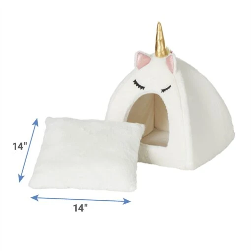 Frisco Novelty Unicorn Covered Cat & Dog Bed -Frisco 165337 PT4. AC SS1800 V1627581878