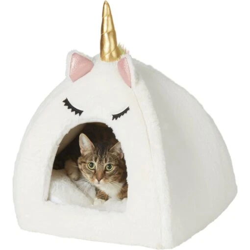 Frisco Novelty Unicorn Covered Cat & Dog Bed -Frisco 165337 PT5. AC SS1800 V1578443452