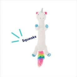 Frisco Unicorn Skinny Plush Squeaky Dog Toy -Frisco 174713 PT2. AC SS1800 V1695670691