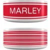 Frisco Preppy Stripes Ceramic Personalized Dog Bowl -Frisco 250839 MAIN. AC SS1800 V1668093375