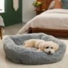 Frisco Eyelash Rectangular Bolster Cat & Dog Bed -Frisco 270861 MAIN. AC SS1800 V1626881934