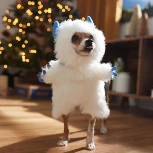 Frisco Front Walking Abominable Snowman Dog & Cat Costume -Frisco 358037 PT7. AC SS1800 V1661797473